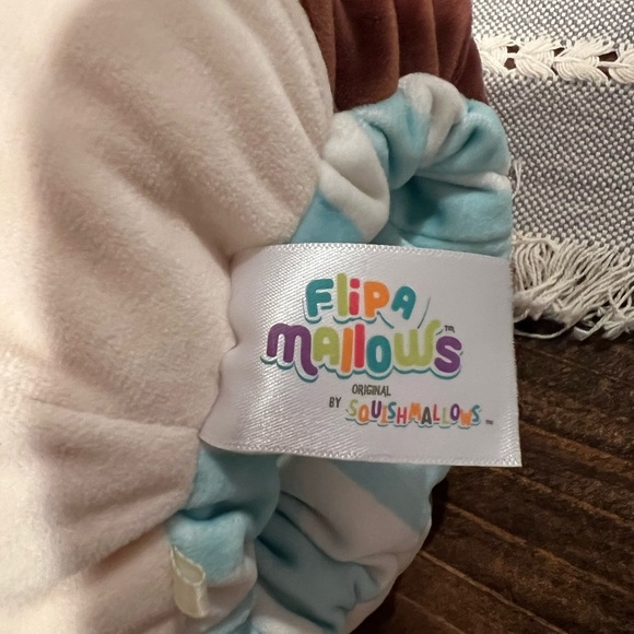 Squishmallow Flip-A-Mallow Melly & Ronnie Cow and Milk reversible plush, EUC - Picture 3 of 5